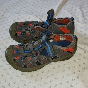 Merrell Hydro leather upper water hiking sandals sz 13 boys